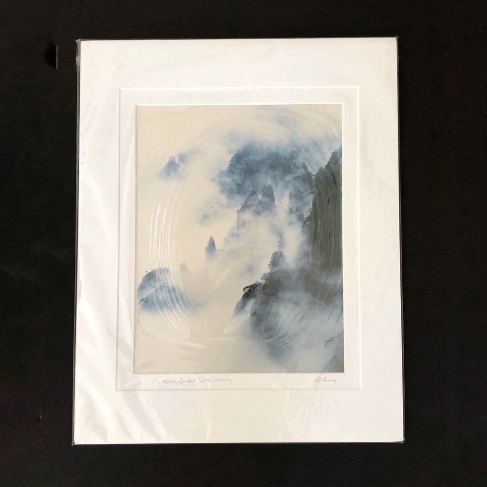 Mountain Huang Clouded View Photography Art Print 16 x 20 Sealed Pack