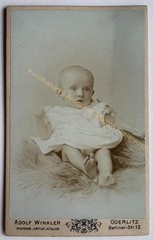 Original CDV photo photography children child picture old fashion around 1890 Winkler Görlitz