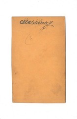 CDV photo woman portrait/named: Marsberg/actress? – unknown location