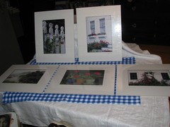 J. K. White Hope Maine Five Matted Signed Photographs Summer Scenes