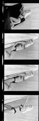 1 roll 15 negatives black & white medium format Kodak TMAX film sexy pin up