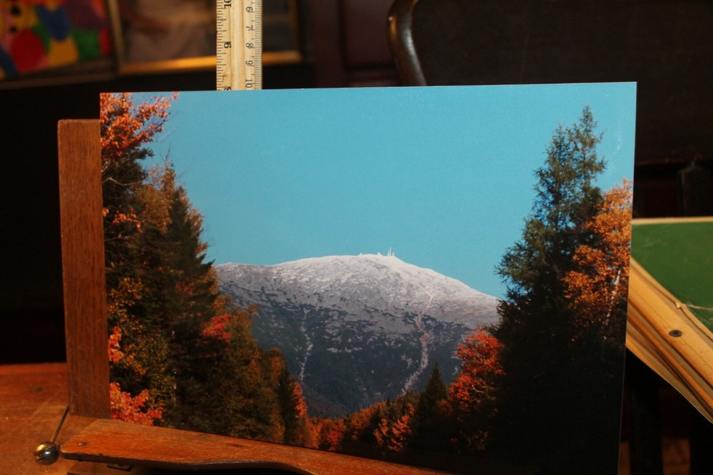 Vintage Signed 8×12 Photo W. Beebe East Tennessee Mountain Snow