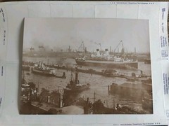 Hans Breuer Photography From 1927 Ship Monte Sarmiento Port Hamburg.