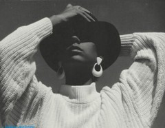 VINTAGE BW PRINT: MODEL 4X6 PRINT WITH MAT, GREAT GIFT…FREE SHIPPING IN USA !!