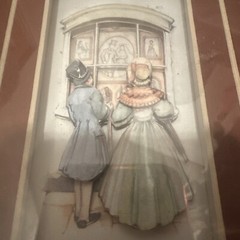 vintage Handmade 3D Framed Shadowbox – Wedding