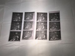 NEWLY FOUND Hendrickson PHOTO Contact Sheet Proof & Negs JUST A COWBOY & HIS DOG