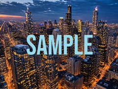 City Skyline Digital Download Art Photo Image Wallpaper Background Printable