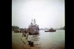 Dia Foto Aufnahme Marine Polen Polska polski statek ORP Wodnik Schiff