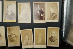 Photo Bundle Lot CDV KAB Dresden Saxony Eisenach Model Woman Man Child Name Old