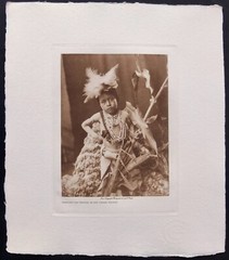 Edward S. Curtis 1921 «Return Of Snake Racers» From Original Photograph Negative