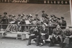 Great Old Photo – Sports Event – Police Band Playing – 60-70