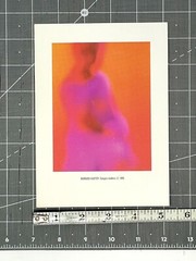 Barbara Kasten (b. 1936) Art Show Announcement Card 1996 NYC