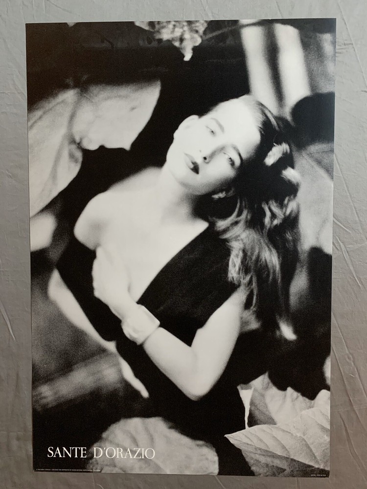 Sante D’Orazio B&W Art Poster 24×36 1989 Print By Devon Editions Litho In USA