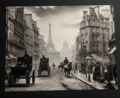 1800’s Cityscape Depiction 8.5×11” Matte Print, Wall Art