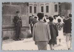 Prague Czech Republic 1966 – Castle Guard with Rifle – Vintage Photo 1960s