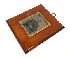 Two Ferrotype / Photos 19th Century Tintype Daguerreotype