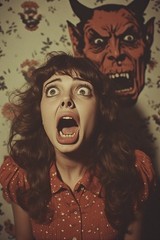 5 ~ 4X6 Glossy HORROR Fine Art ‘ SCREAM QUEEN ‘ Photo FANTASY Set ! 211359087
