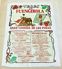 VTG GRAN CORRIDA DE LAS PENAS, Corrida de Toros – 1986 BULLFIGHT POSTER 25×17