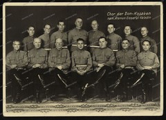vintage Postcard-1930-40 er jahre-Chor der Don-Kosaken Ataman General Kaledin