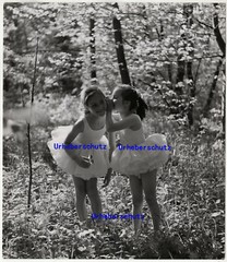 Großes Foto Photo 1950 Ballett Junge Ballerinas München Thilde Krämer 28x24cm 1