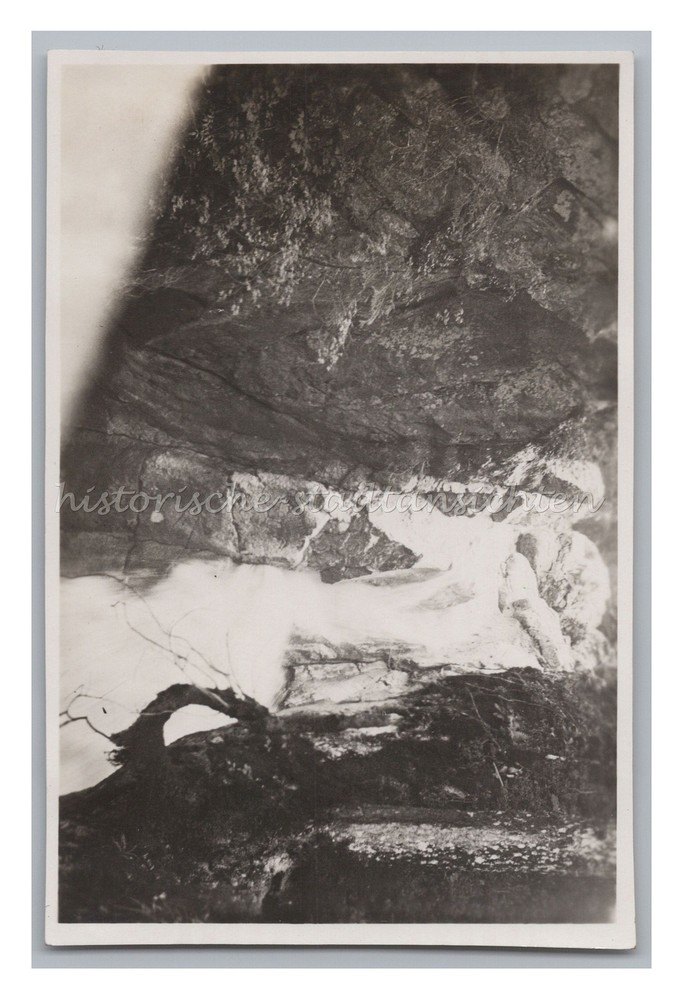 Tatzelworm near Bayrischzell 1928 – waterfall – old photo 1920s