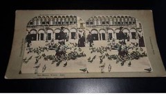 Photography On Cardboard. 2MOI10420.1900 Approx. San Marco Venice Italy. 18 X