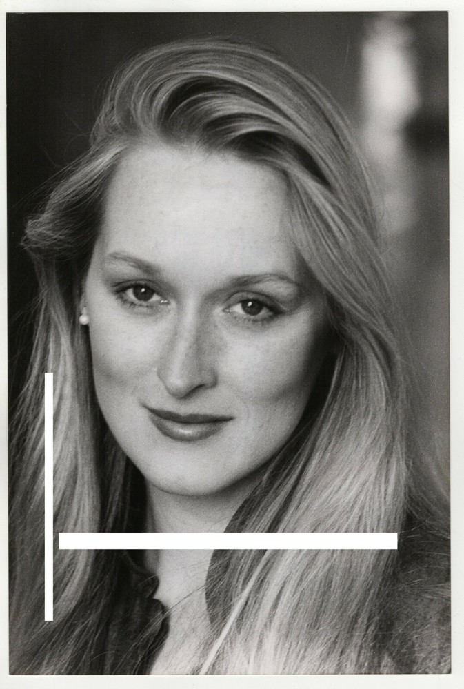 30x20cm vintage archive photo Simon Pietri from 1980 Meryl Streep photo F