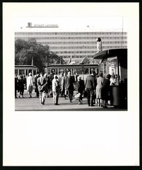 12 photographs view Leipzig, PGH film & image, photos: Heyde, life in social
