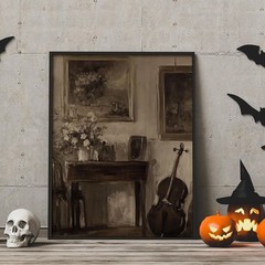 JarThenaAMCS 12 Pcs Halloween Dark Wall Art Prints Dark Academia Decor Gothic…