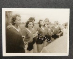 S photo portrait women youth sports team shorts shorts picture vintage old