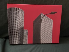 Canvas print «Towers of Tel Aviv» 40×30 cm with hook, Limited Edition