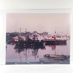 Vintage (Reprint) 8X10 Photograph Boats In Europe 1973 Color Fishing
