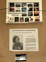Mark Reuben Signed ‘Rhapsody In Blue’ San Fransisco (11×14) 16 3/8”T 13 3/8”W