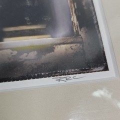 Ronnie Cardwell Photograph Signed Print Louisiana Dreamy Stairs Figure Clouds