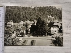 Bad Herrenalb in the Black Forest – Main Street, Post Office, Pharmacy – Old Photo 1963 (0)