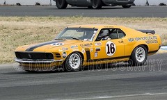 1971 Ford Mustang Boss 302 Vintage Classic Race Car Photo CA-1299