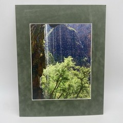 Matted Rainy Landscape Photo Print 11 X 14 Wall Art Gallery Decor