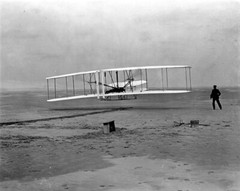New Photo: Wright Brothers First Heavier-than-air Flight, Kitty Hawk – 6 Sizes!