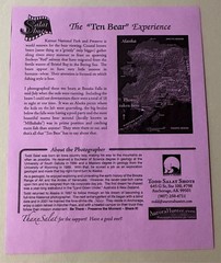 SIGNED THE TEN BEAR EXPERIENCE PHOTO BY TODD SALAT-8 X10 Matted 11X14