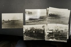 Photo Bundle Lot Steam Locomotive Railway Train GDR Triptis 65 Saale Orla View Thuringia