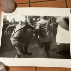 Photograph Silver Gelatin Print Janine Gordon 20×24″ B/W Mosh Pit SkinHead Skank