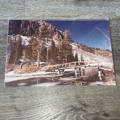 Bud Bradley Nature Photography 8×12 Twin Lakes Bridge #1