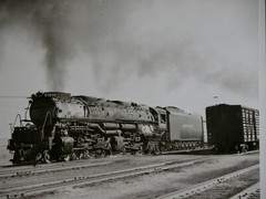 Union Pacific Steam Engine X3954 Locomotive 8×10 Photograph Vtg 50s Railway