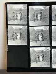 NEWLY FOUND! Hendrickson PHOTO Contact Sheet Proof & Negatives RESTING SOLDIERS