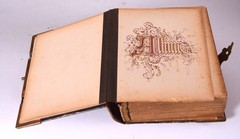 old 22 pieces Photos in Photo Album Photo CAB Photographs Album Antique