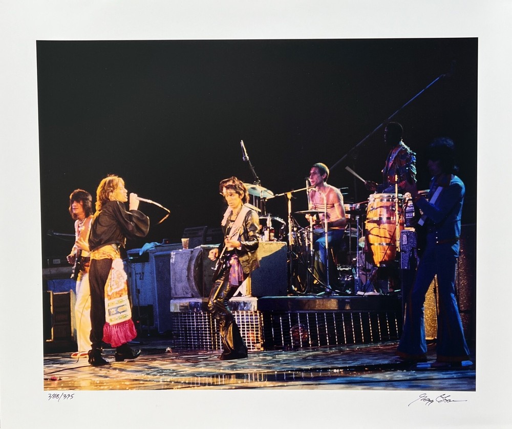 THE ROLLING STONES Hand Signed Limited Edition Photograph by GREGG COBARR