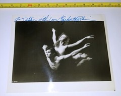 THE JOFFREY BALLET SIGNED 8×10 PRESS PHOTO ELIZABETH PARKINSON DANCE SEA SHADOW