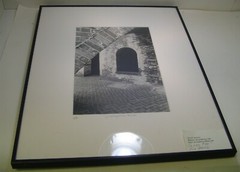 ART PHOTO.. Sculpture with bricks»Jux Brick»2006 B&W L. Santucci Frames 16x20in