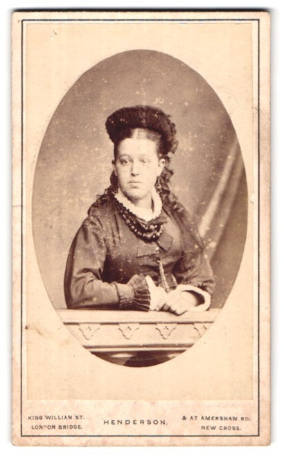 Photograph A. L. Henderson, London Bridge-EC, 49, King William Street, Portrait