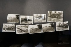 Photo Steam Locomotive Bundle Lot GDR Railway Train Diesel Wittenberge 111 Track 50 Old
